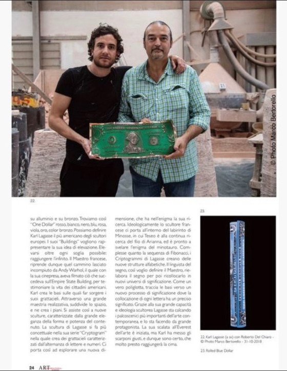 Image 1 of One Dollar Rols Red USA - Karl Lagasse