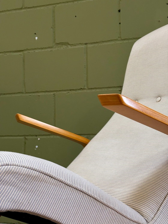Grasshopper Lounge Chair by Eero Saarinen for Knoll International, Chairs and lounge chairs, Textile, Wood (photo 12 of 13)