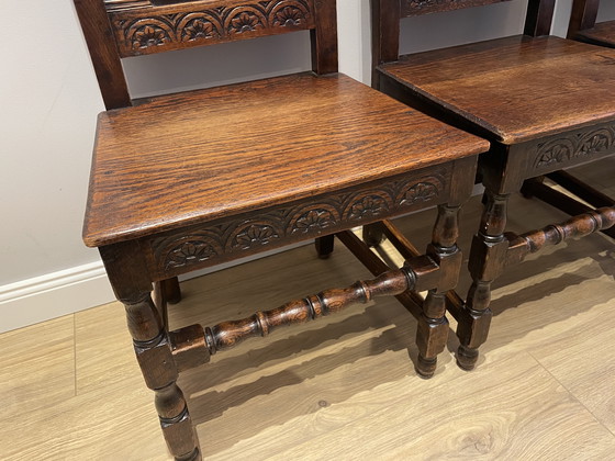 Image 1 of Engelse kasteelbank met eethoek en fauteuils 