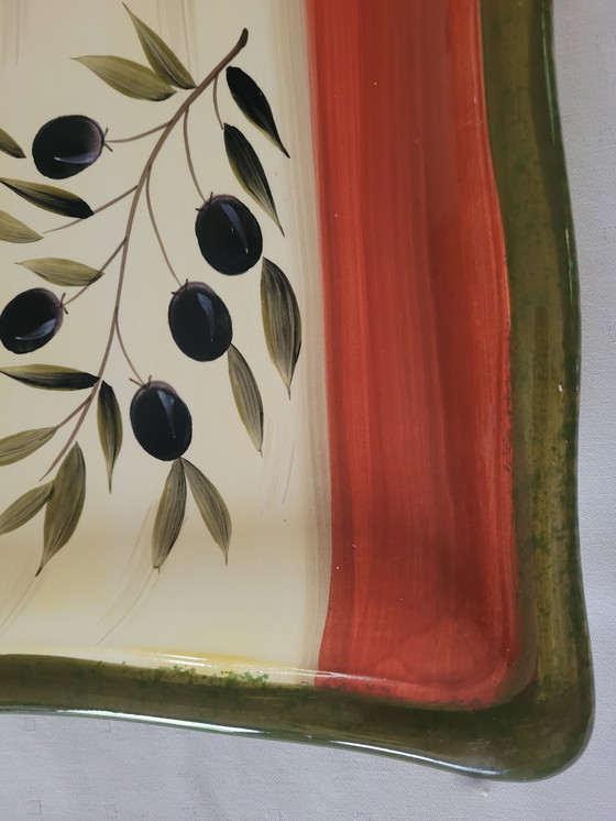 Image 1 of Multi-purpose schaal zwarte olijven