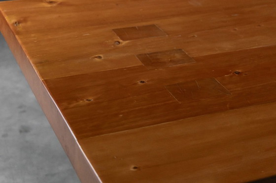 Image 1 of Esstisch aus Alpen-Ulmenholz im Stil von Pierre Chapo, Frankreich, 1960er Jahre