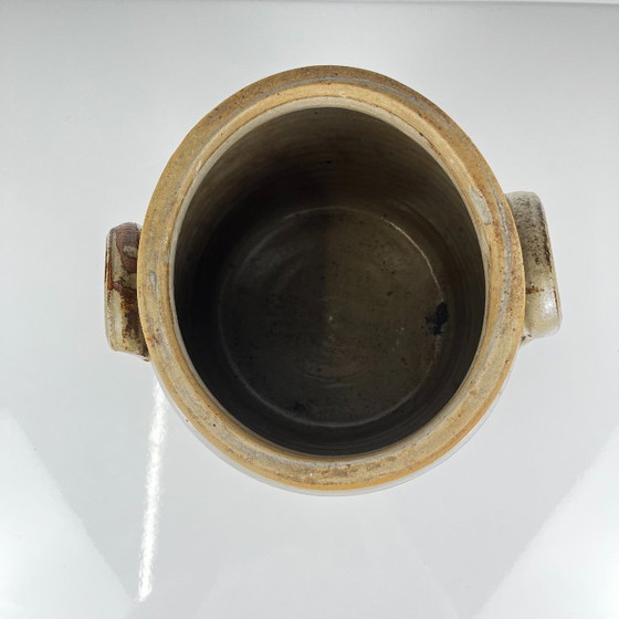 Antigua olla de confit de gres, color gris, 1900 – Macetas, Cerámica (photo 3 of 11)