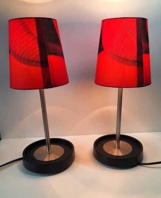 Image 1 of Set of 2 Vintage IKEA table lamps – Design Wiebke Braasch (1990s)