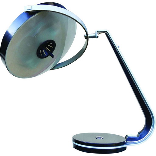 Vintage Fase lamp in zwart en grijs, 1960