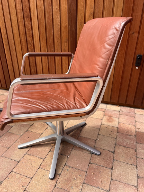 2 fauteuils Wilkhahn – Leather, Metal (photo 2 of 8)