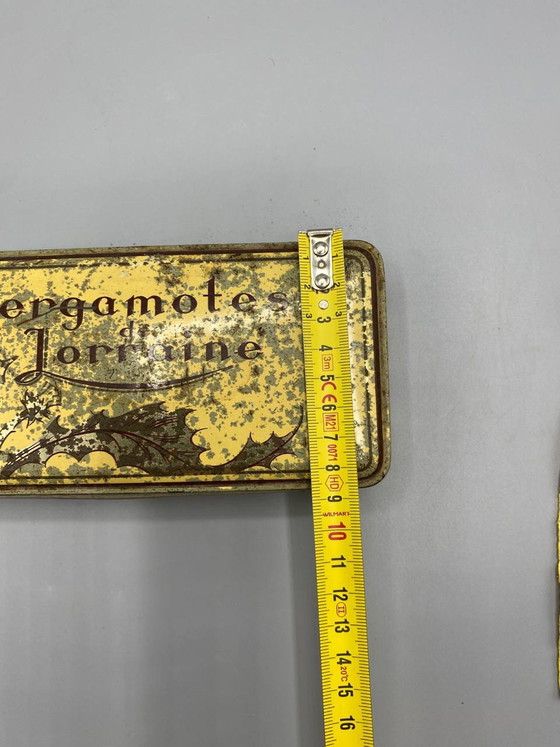 Lithographed Tin Box – Lorraine Bergamots – Cross of Lorraine – Nancy, 1920s-1940s – Decorative Objects, Metal (photo 5 of 6)