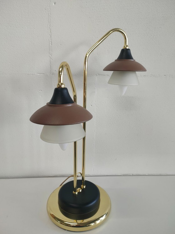 Image 1 of Special Vintage 'Hollywood Regency Style' 1980s Italian Desk Lamp Table Lamp