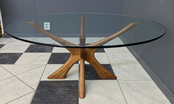 Image 1 of Modell T-118 Couchtisch von Illum Wikkelsø für Niels Eilersen, 1960er Jahre