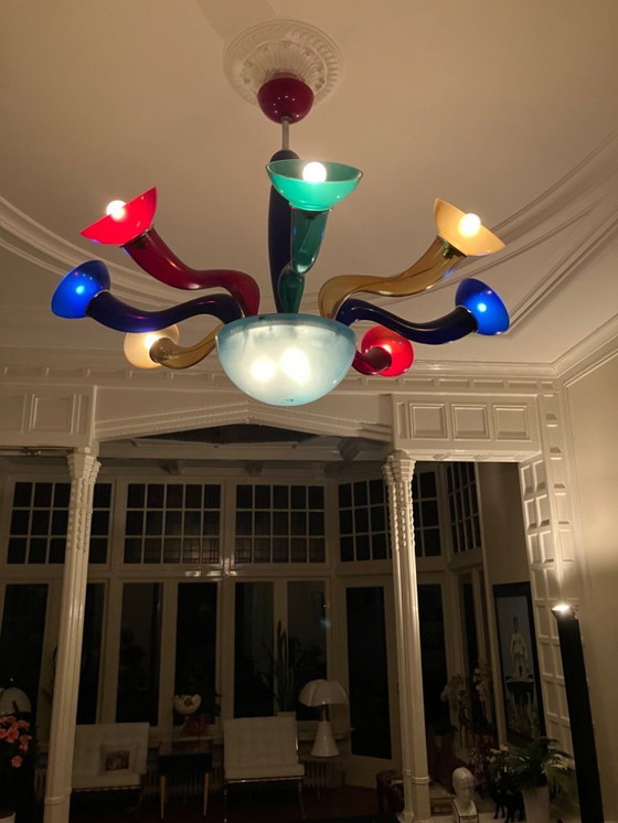 Image 1 of Artemide VeArt Leda Murano glass chandelier