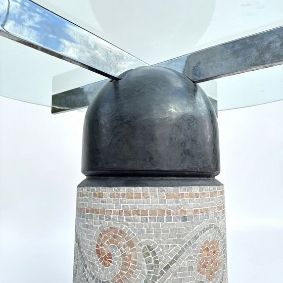 Image 1 of Giovanni Offredi for Saporiti « paracarro » dining table