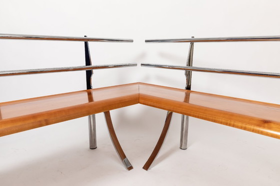 Image 1 of Panca angolare in stile postmoderno, anni '80