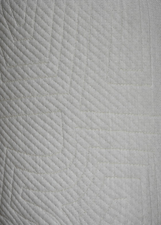 Image 1 of Round beige pouf in Kvadrat Apparel fabric - Ø37 cm x H40 cm