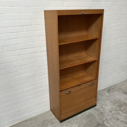 Vintage Rolltürschrank Schulschrank