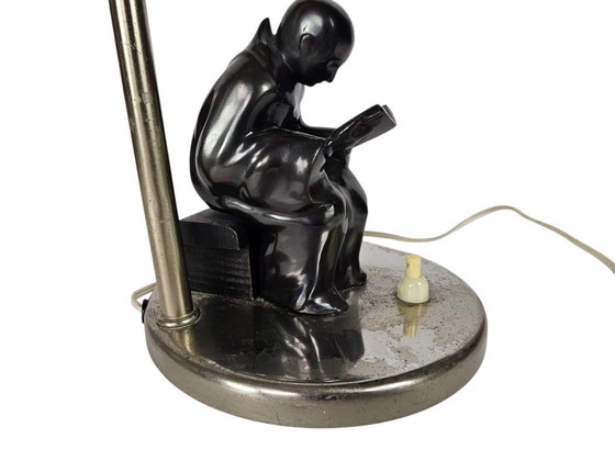 Image 1 of Lampada Art Déco - 'Luce da lettura' - Vintage - Metallo - Anni '30