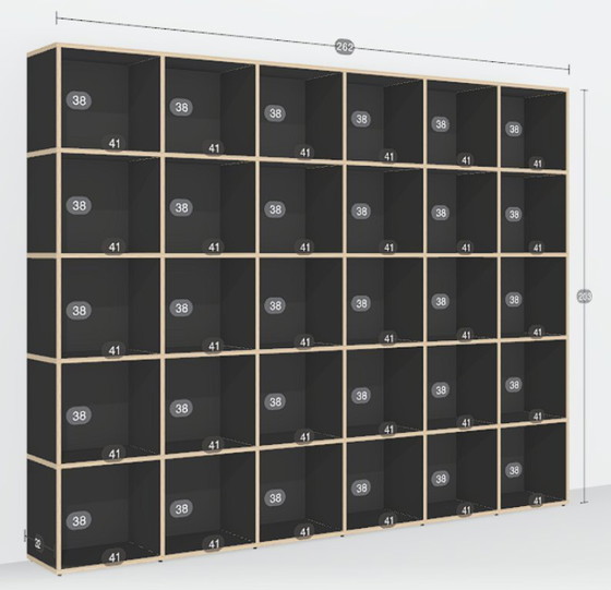 Image 1 of Rangement mural Tylko noir