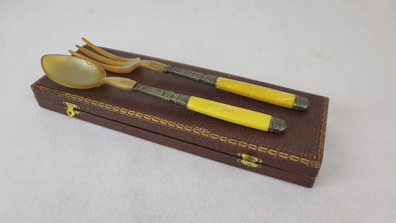 Art Deco salad servers – Cutlery Sets (photo 7 of 8)