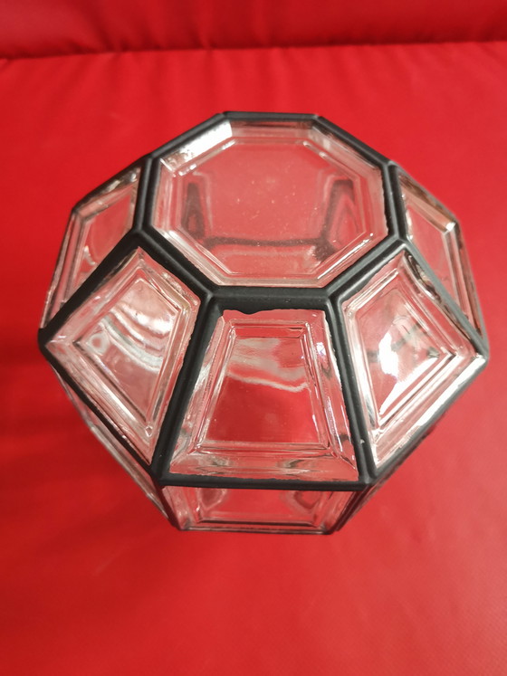 Image 1 of Lámpara de techo estilo Hollywood Regency de los años 70, Glashütte, Limburgo.