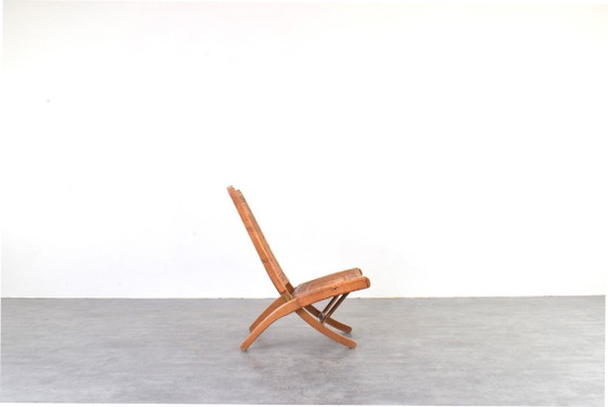 Image 1 of Sedia pieghevole di Ángel Pazmiño per Muebles de Estilo, anni '60.