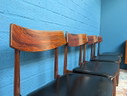4x Vintage Rosewood Chairs, Danish Design, 1960s