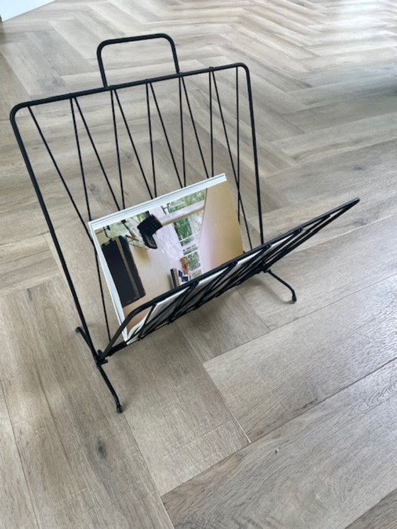 Image 1 of Present Time - Zeitschriftenhalter Diamond Grid - Schwarz