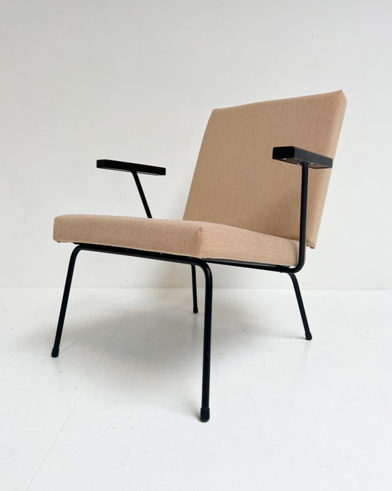 Image 1 of Butaca Gispen 1407 color crema de Wim Rietveld (cada uno), años 50