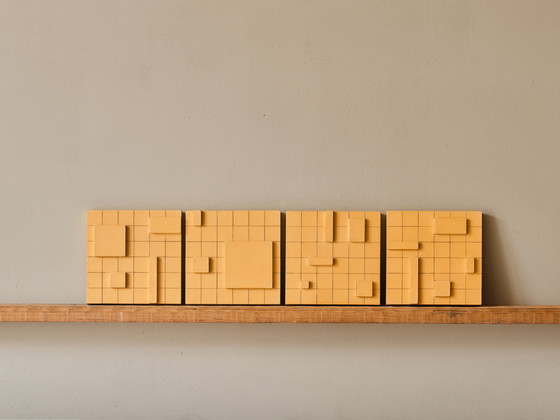 Image 1 of 4 wall objects mid-century style
