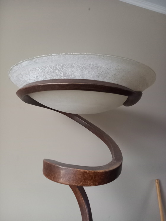 Lampada da terra di grandi dimensioni – Lampade da terra, Metal, Glass (photo 6 of 8)