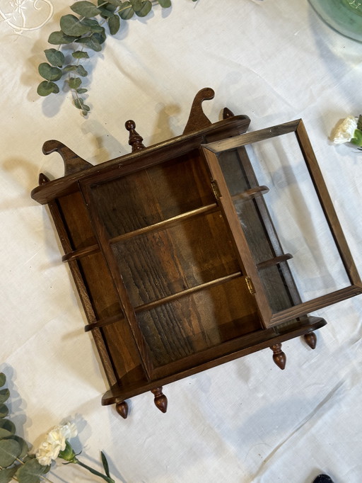 Vetrina vintage in legno