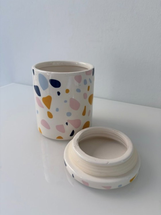 Pot de rangement en céramique avec motif terrazzo – Bols, Ceramic (photo 10 of 11)