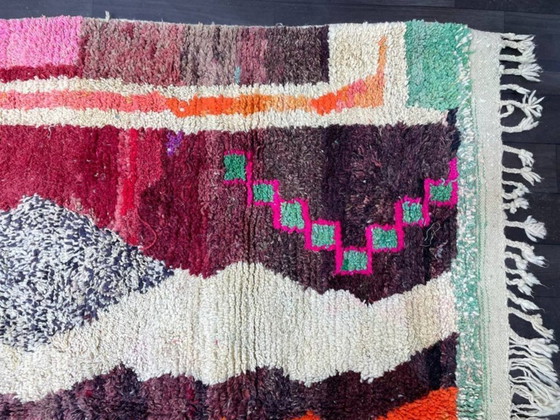 Image 1 of Mehrfarbige Berber-Tapis aus Leinen, 300 x 200 cm