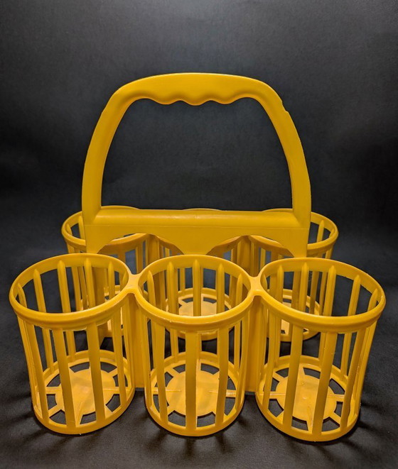 Image 1 of 2x Vintage 1960s bottle racks (Made in Holland)
