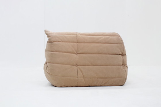 Image 1 of Togo Medium sofa by Michel Ducaroy for Ligne Roset Alcantara