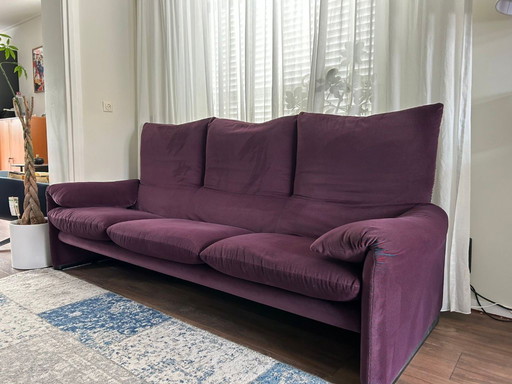 Cassina Maralunga 3-seater sofa + armchair