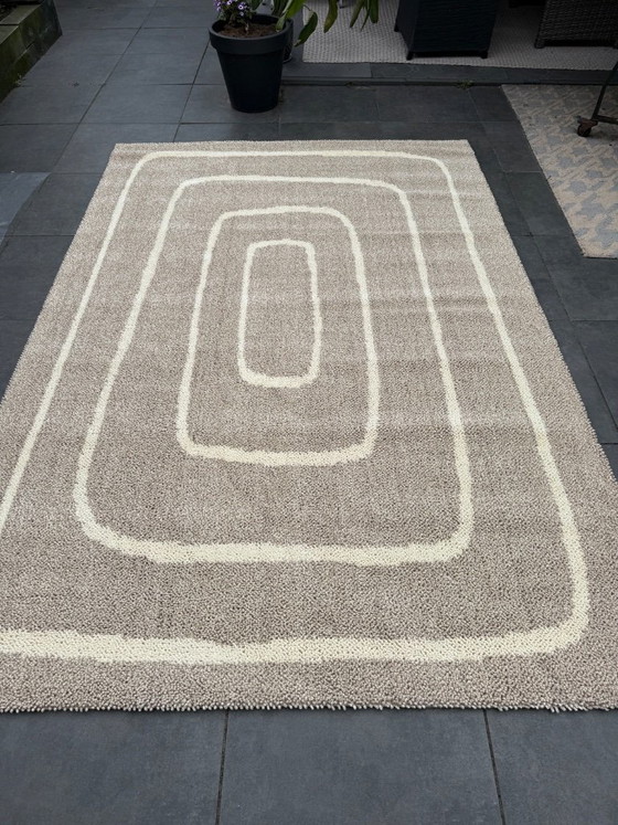 Origen Frame Greige 200x300 | Brink & Campman | 100% Laine, Tapis, Beige, Modern (photo 3 sur 10)