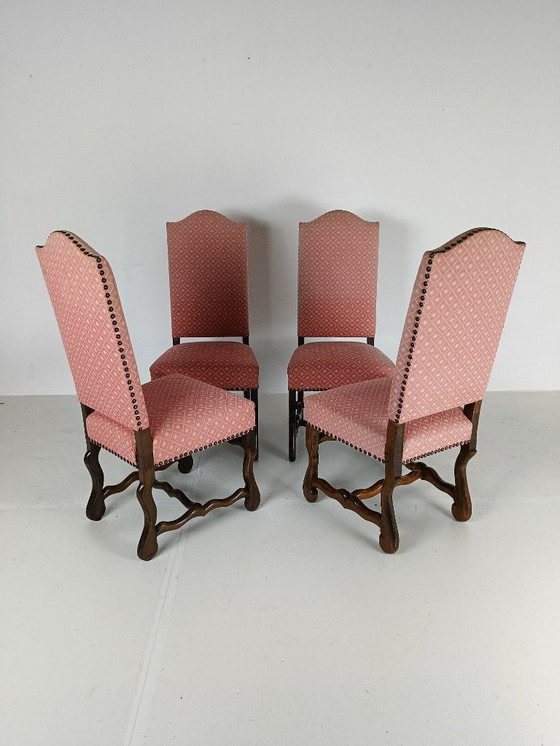 Image 1 of Sedie da pranzo Os De Mouton in faggio (set di 4)