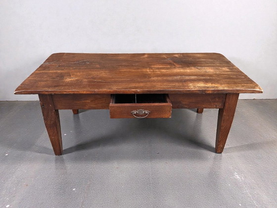 Image 1 of Classic solid wood coffee table - character and craftsmanship