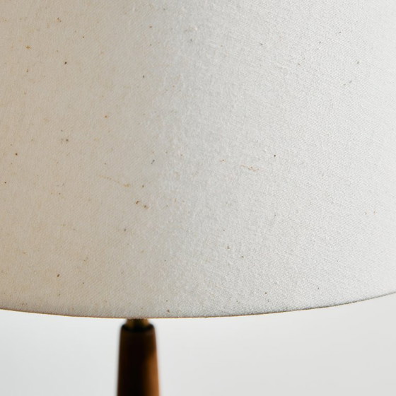 Image 1 of MK9465 Lámpara de sobremesa de teca y latón