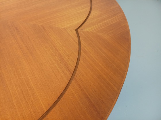 Image 1 of Vintage 60's Round English Teak Coffee Table