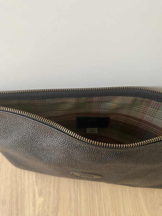 Image 1 of Nieuwe Mulberry compagny pochette inglese nera 37 cm razza+26 cm hoog