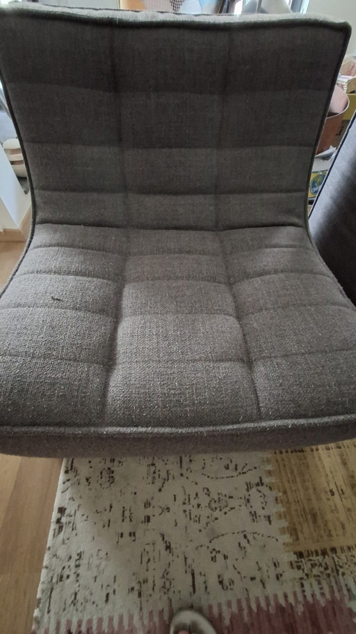Ethnicraft 1 Seat N701 Dark Grey – fauteuils, Textile (photo 2 of 7)