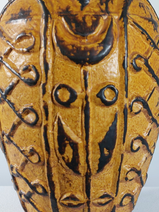 Image 1 of Vaso da terra in ceramica vintage di metà secolo, Bay Keramik, Germania Ovest