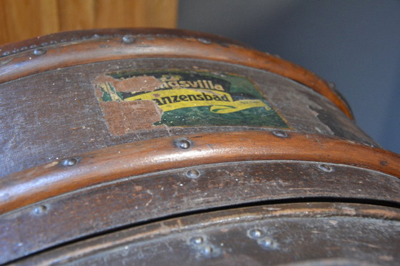 Image 1 of Alter antiker Reisekoffer – Kabinenkoffer – Original