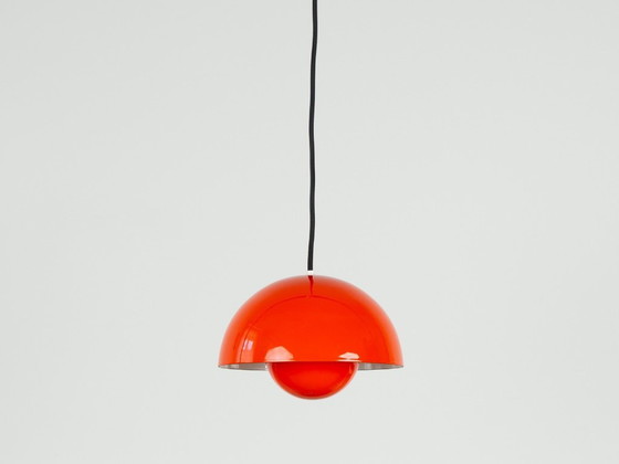 Pair Of 2 Danish Vintage Flowerpot Lamps By Verner Panton, Louis Poulsen – Pendant lamps, Other (photo 5 of 13)