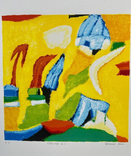 Image 1 of Serigrafía de Saskia Bremer - New Age B.1