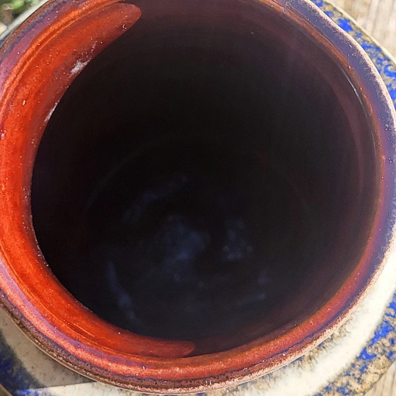 Image 1 of Mid century vase, Pagoda bye Scheurich keramik, 1960, 70, vintage, west germany 