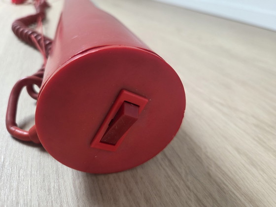 Hermosa lámpara de techo roja – Lámparas colgantes, Metal, Plastic (photo 7 of 7)
