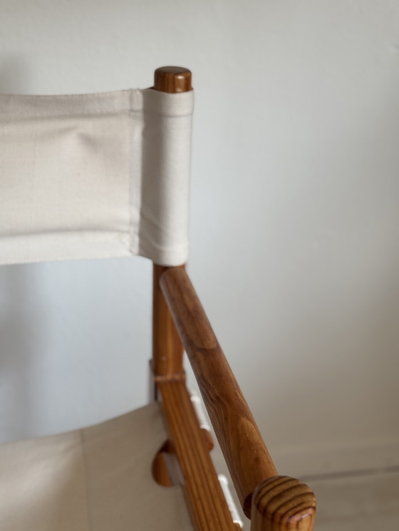 Image 1 of Vintage Jaren 70 Safaristoel Regisseursstoel