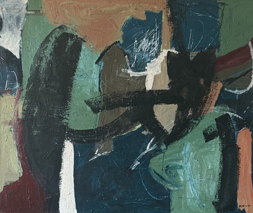 Grande peinture abstraite