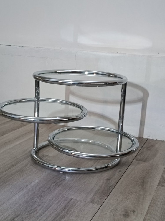Image 1 of Coffee table with swivel tops, 1970s