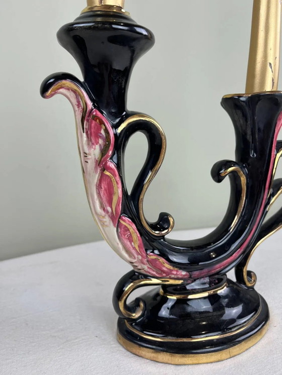 Jugendstil-Kronleuchter – Kerzenhalter, Porcelain, Ceramic, Art Nouveau (photo 13 of 14)
